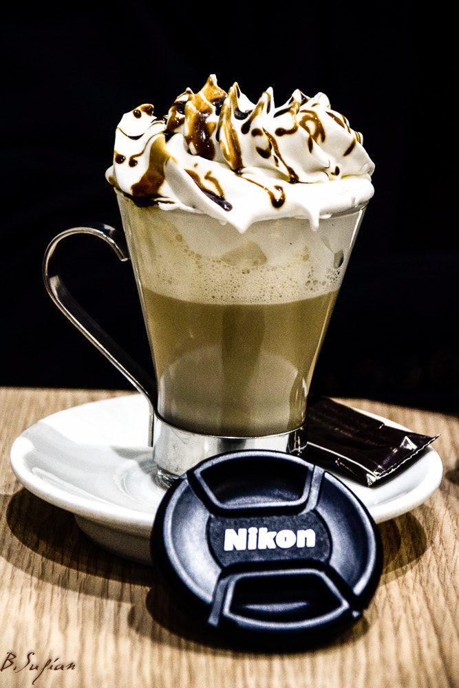 Nikon D5300 + Nikon AF-S DX Nikkor 18-135mm F3.5-5.6G ED-IF sample photo. Cappuccino photography
