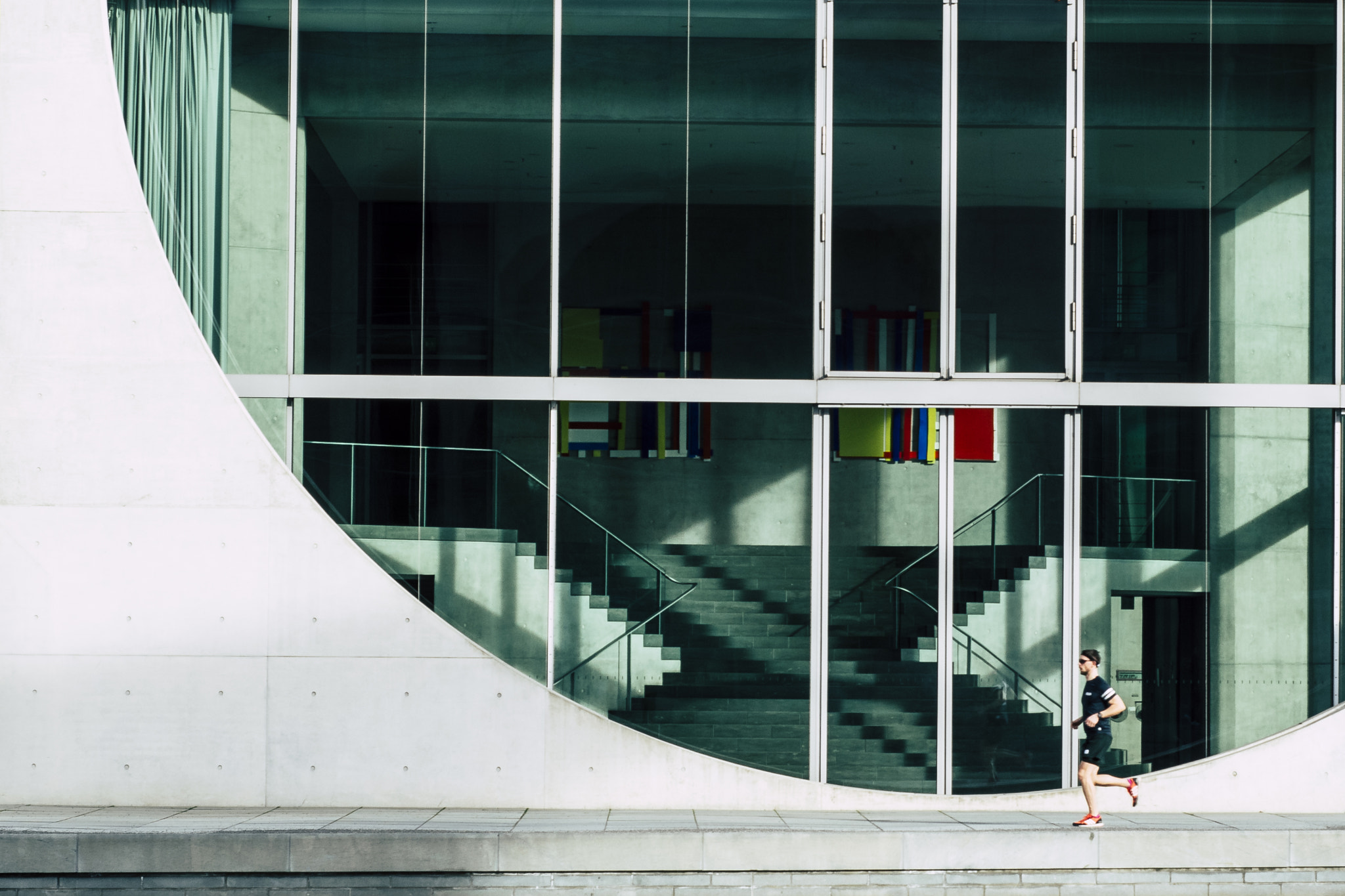 Nikon D5300 + Nikon AF Nikkor 50mm F1.8D sample photo. Jogger photography