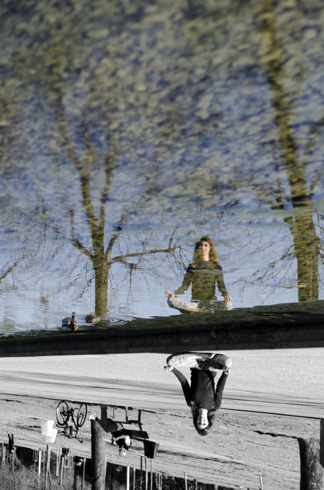Nikon D5100 + Nikon AF-S Nikkor 50mm F1.4G sample photo. Reflection of beautiful thoughts photography