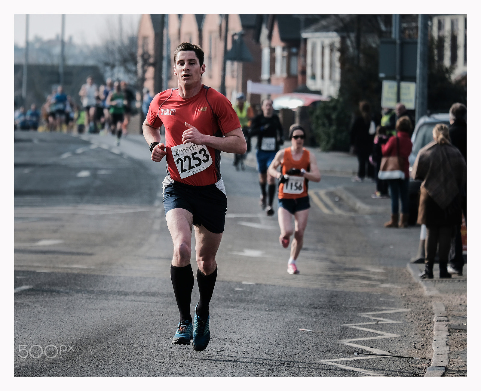 Fujifilm X-Pro2 + Fujifilm XC 50-230mm F4.5-6.7 OIS sample photo. Runner colchester half marathon photography