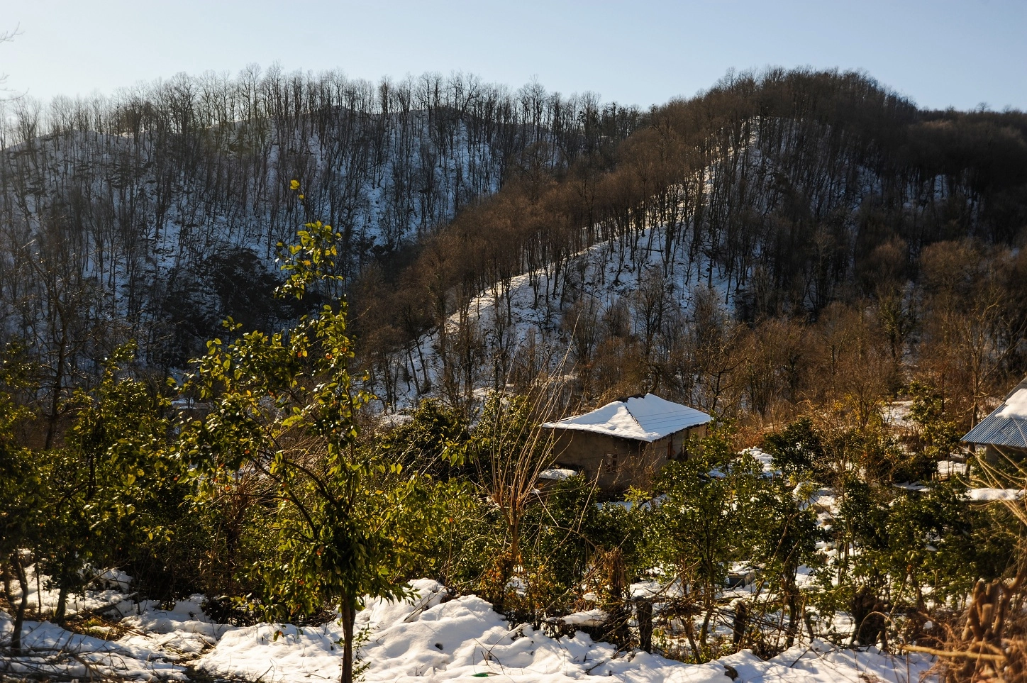 Nikon D700 sample photo. Snowy  mountain photography
