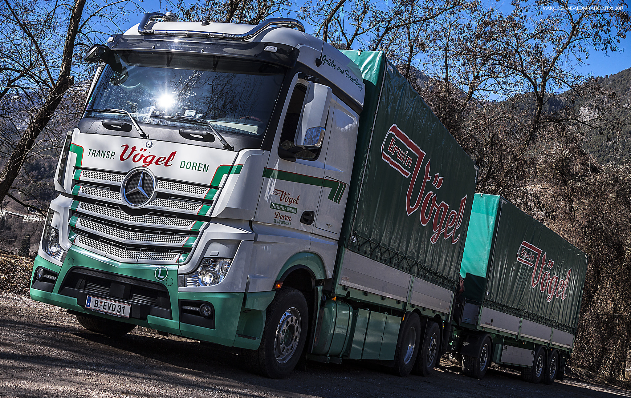 Canon EF-S 17-55mm F2.8 IS USM sample photo. Mercedes actros by vogel photography