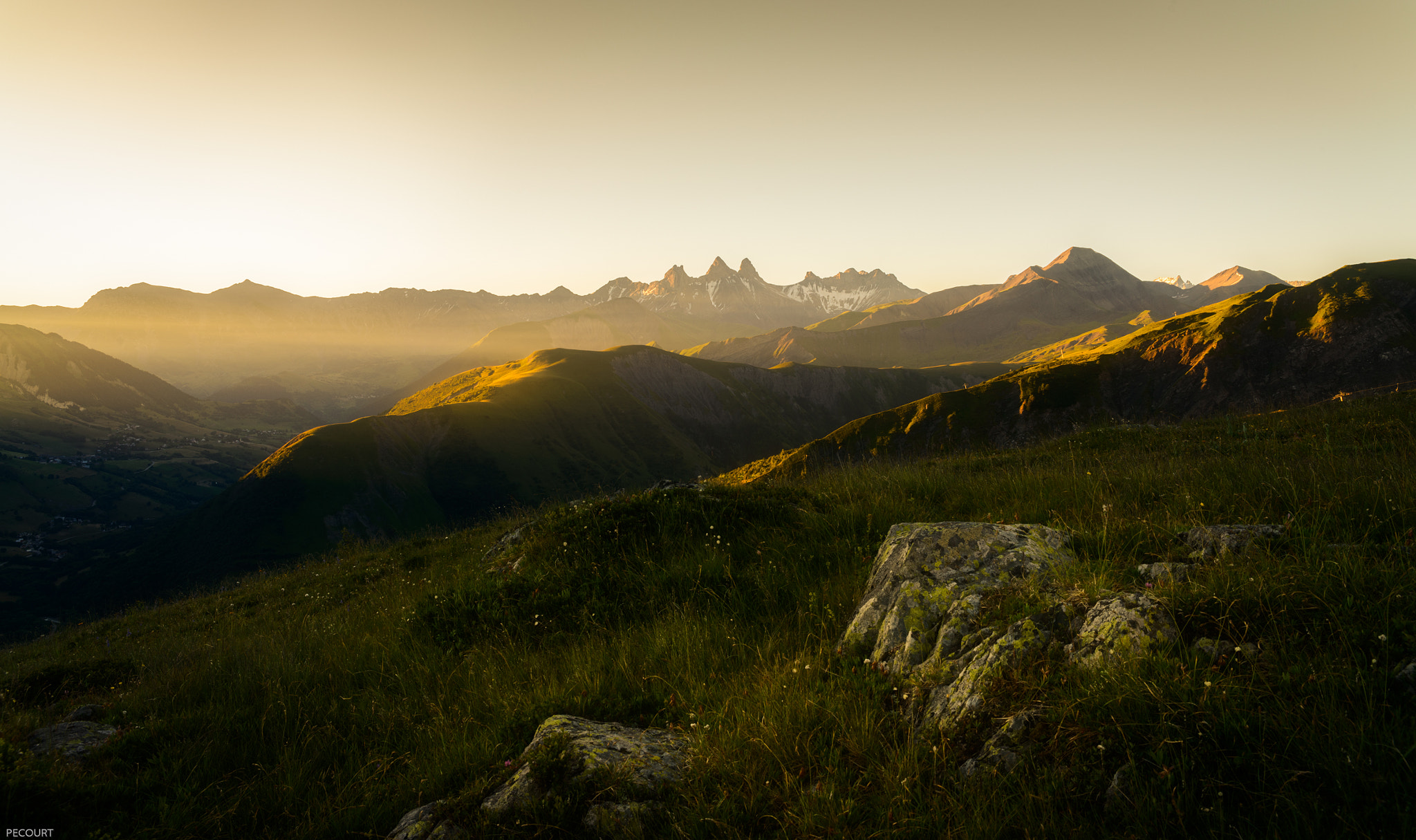 Nikon D800E + Sigma 24-70mm F2.8 EX DG HSM sample photo. Light in french alps photography