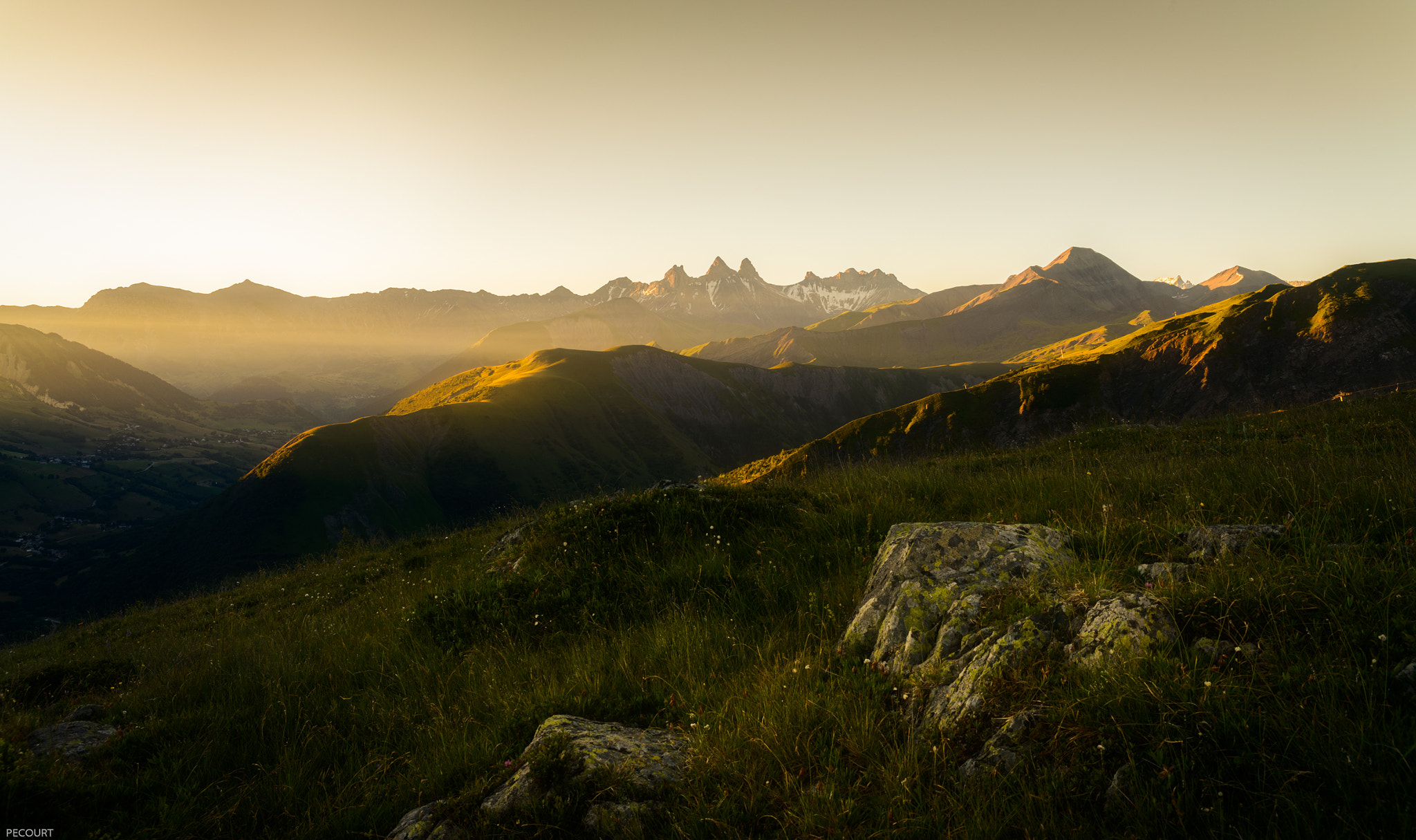 Sigma 24-70mm F2.8 EX DG HSM sample photo. Light in french alps photography