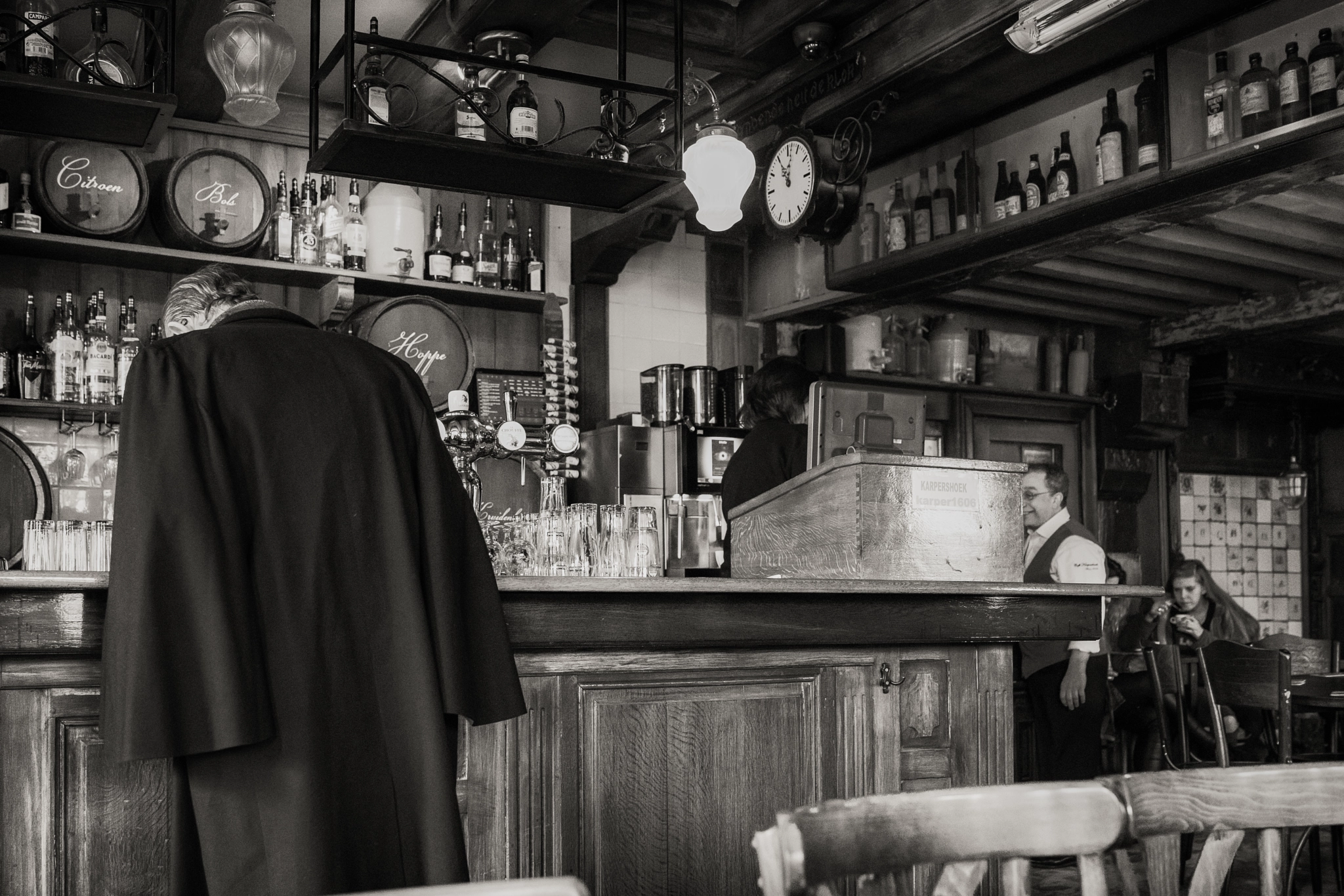 35mm F2.0 sample photo. Brown cafe amsterdam photography