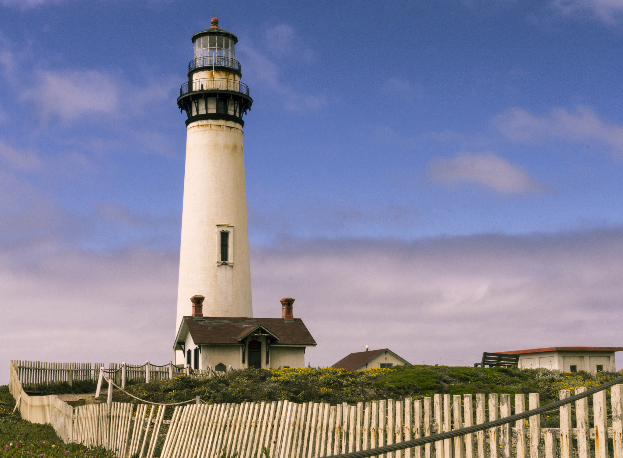 Sony SLT-A65 (SLT-A65V) + Sigma 17-70mm F2.8-4 DC Macro HSM sample photo. California coast lighthouse photography