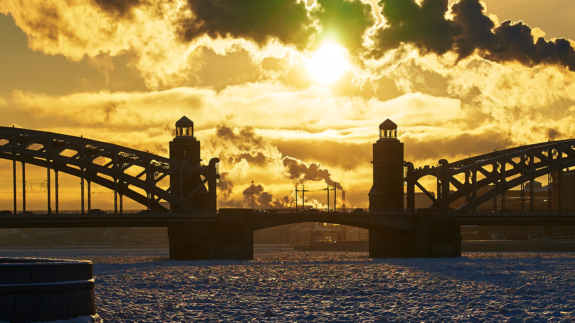 Sony a7 + ZEISS Batis 85mm F1.8 sample photo. The sunset behind the bridge photography