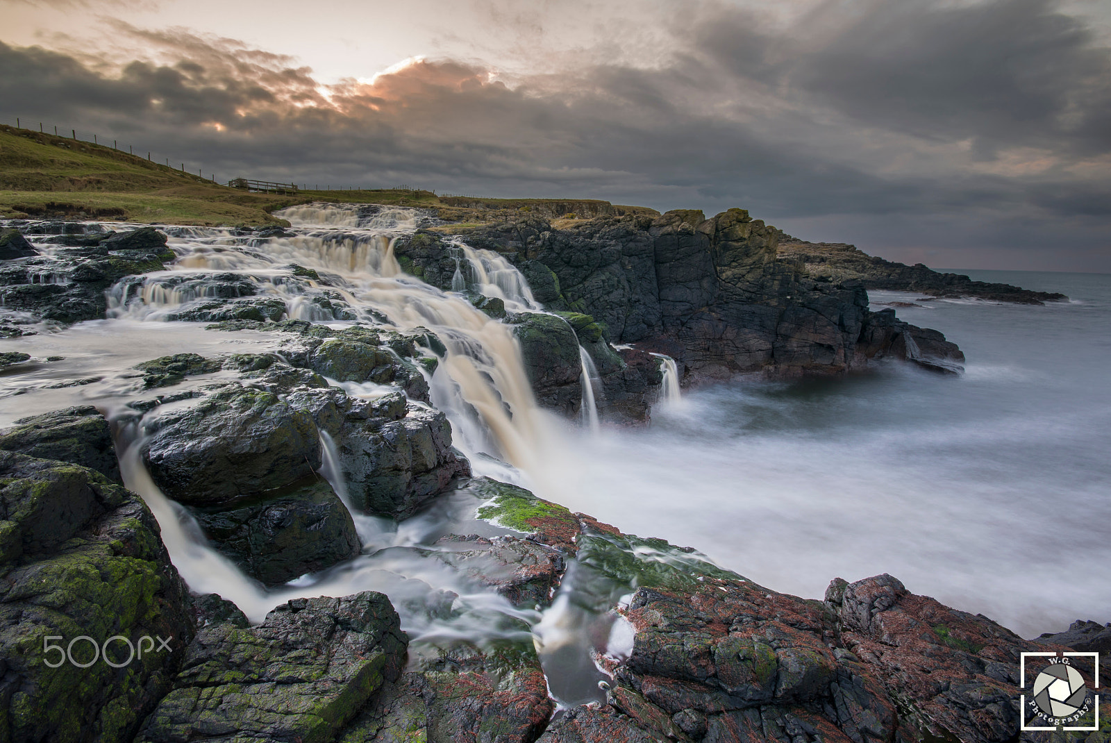 Sigma 10-20mm F4-5.6 EX DC HSM sample photo. Dunseverick waterfall photography