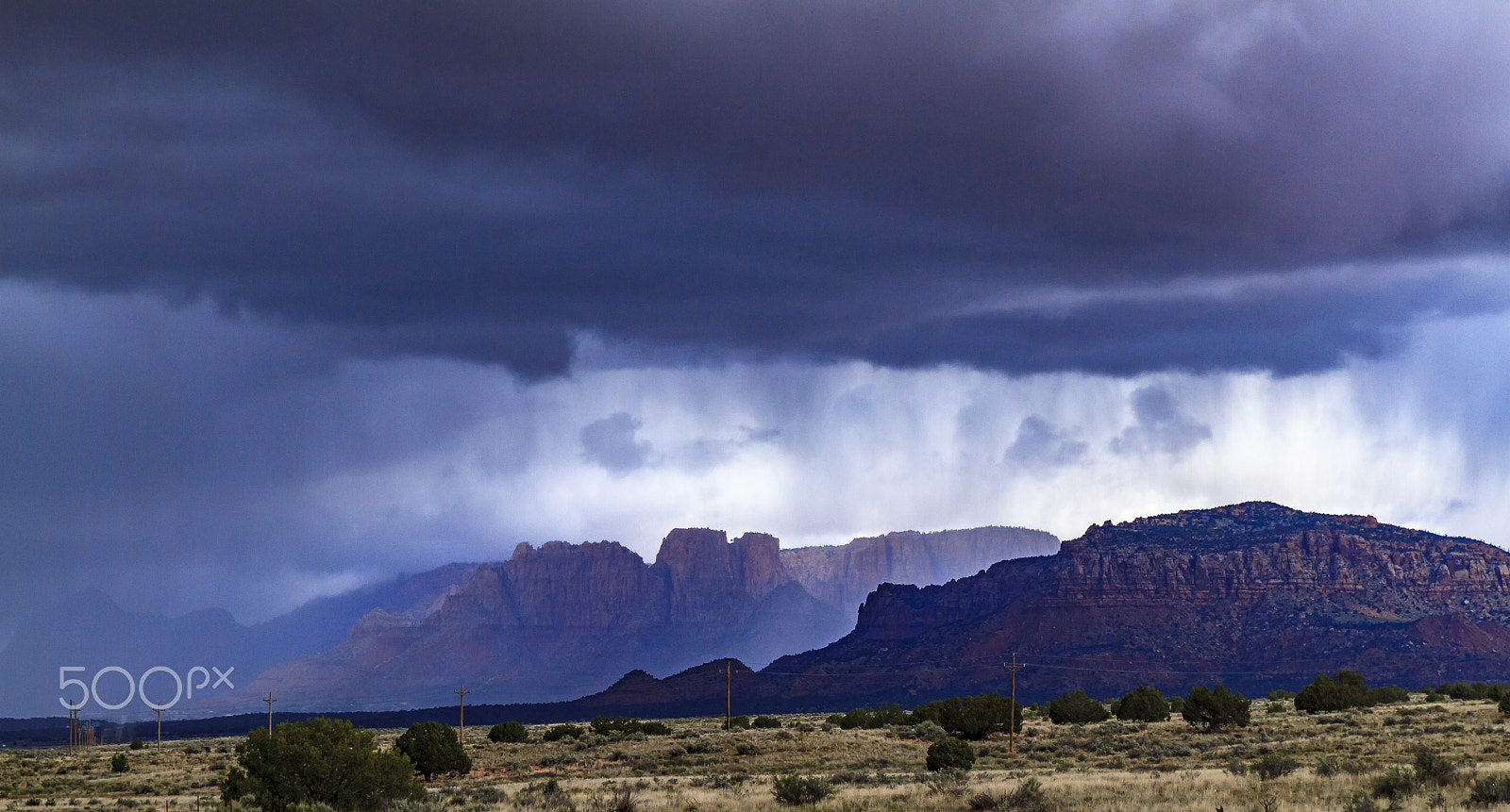 Canon EF 24-70mm F2.8L II USM sample photo. Rain over mountains photography