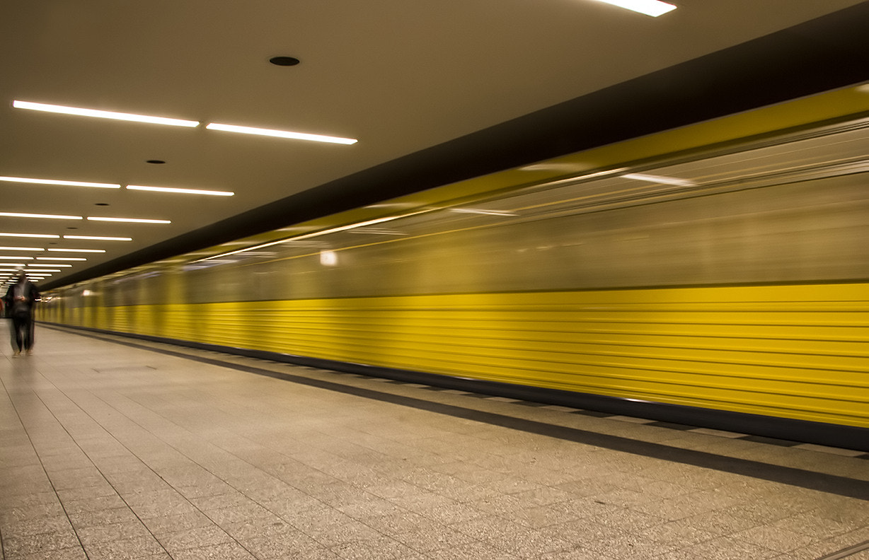 Canon EOS 70D + Sigma 18-125mm F3.8-5.6 DC OS HSM sample photo. Metro in berlin photography