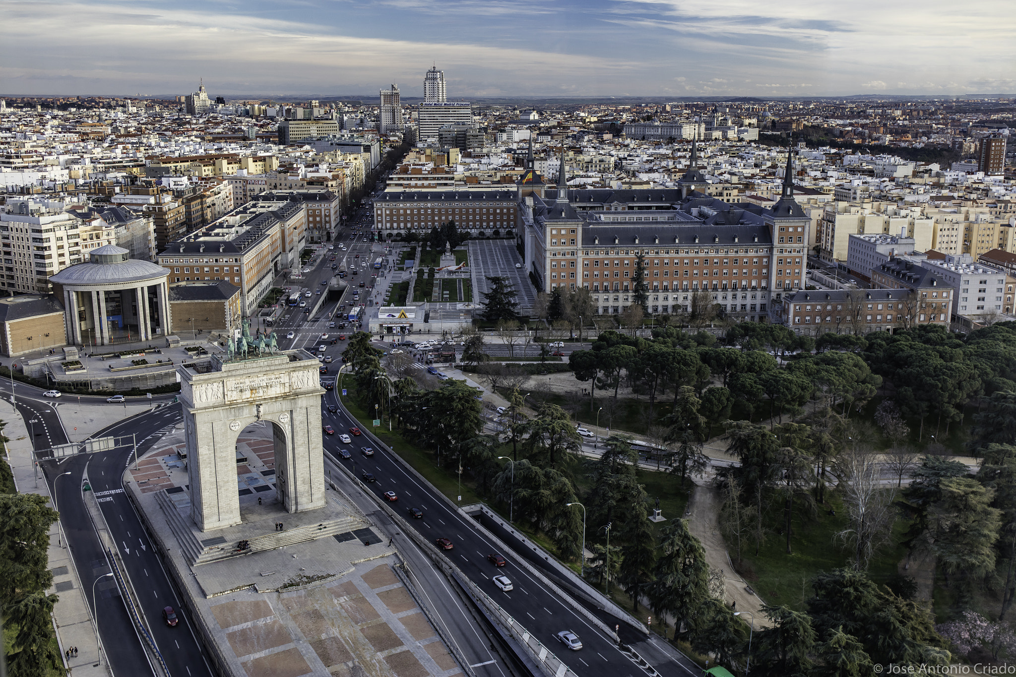 Canon EF 24-70mm F4L IS USM sample photo. Madrid desde el faro de moncloa photography