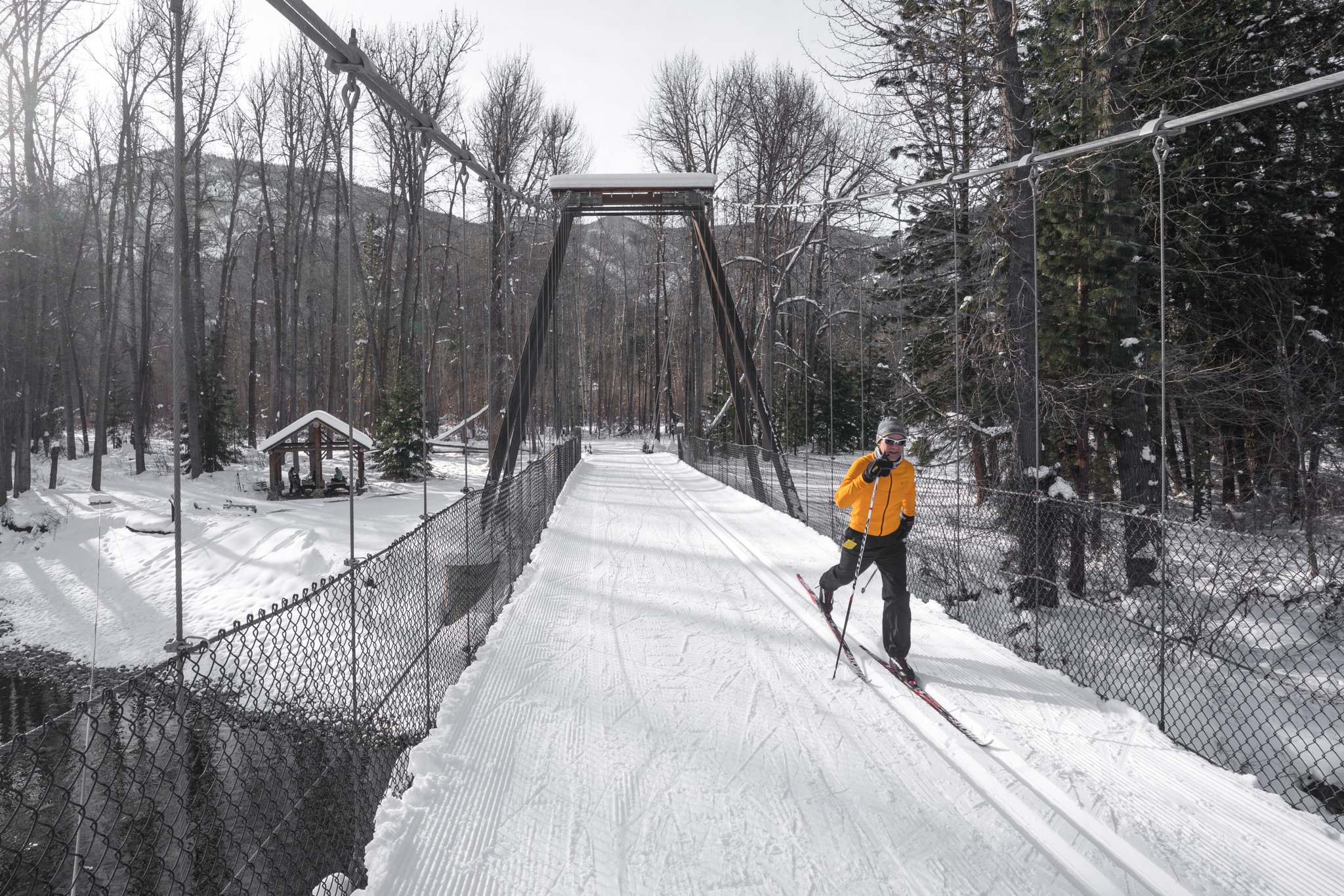 ZEISS Batis 18mm F2.8 sample photo. Cross country skiing photography