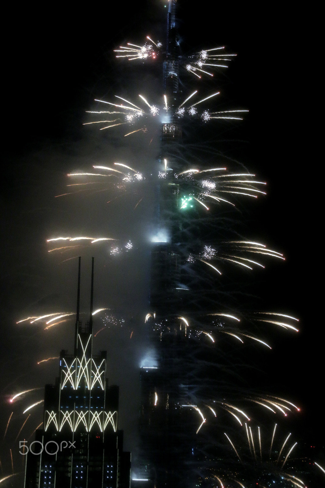 Sigma 18-200mm f/3.5-6.3 DC OS sample photo. Spiral fireworks photography