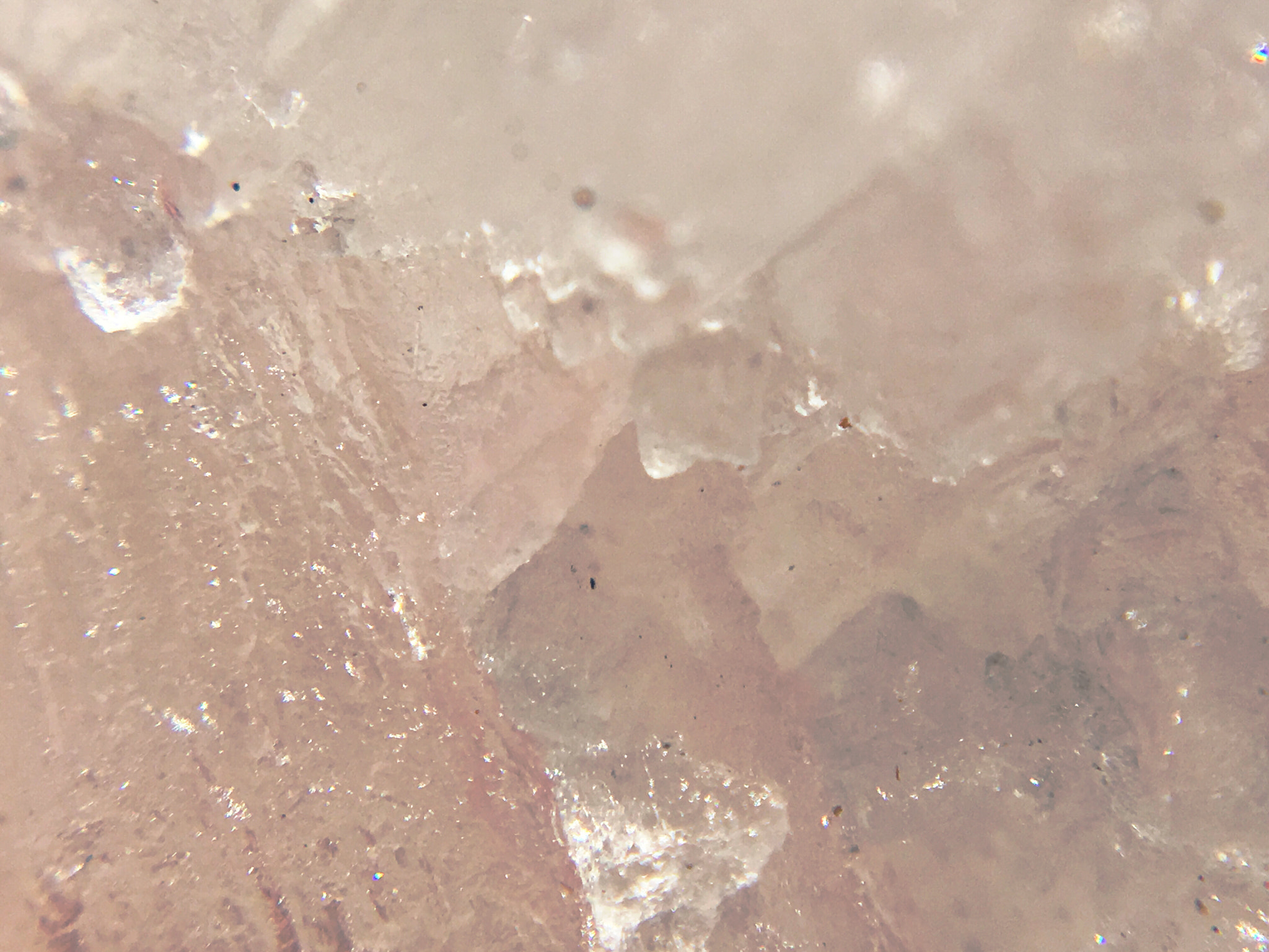 Apple iPhone8,1 sample photo. Salt crystals surface texture photography