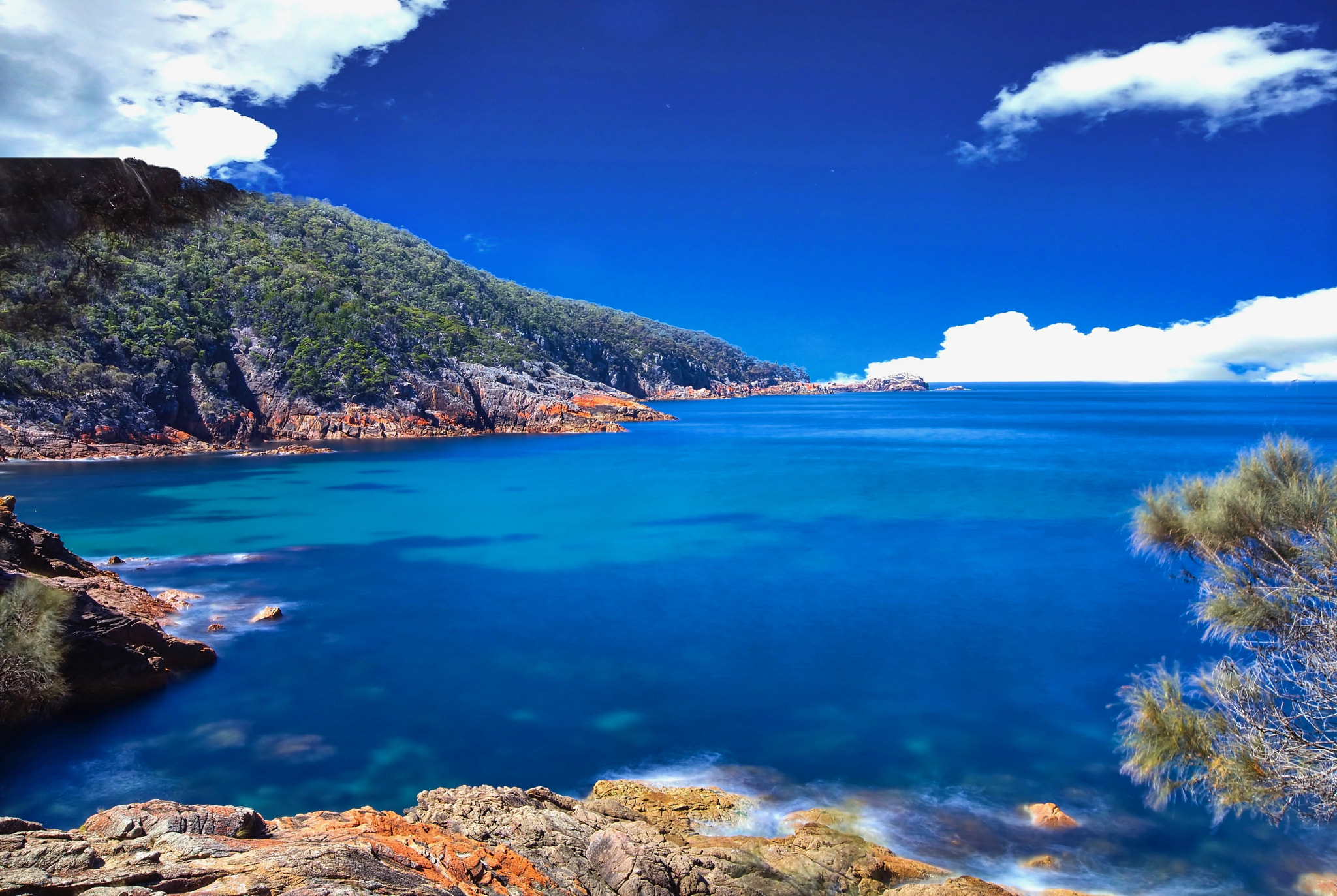 Canon EF 16-35mm F2.8L II USM sample photo. Sleepy bay - tasmania photography
