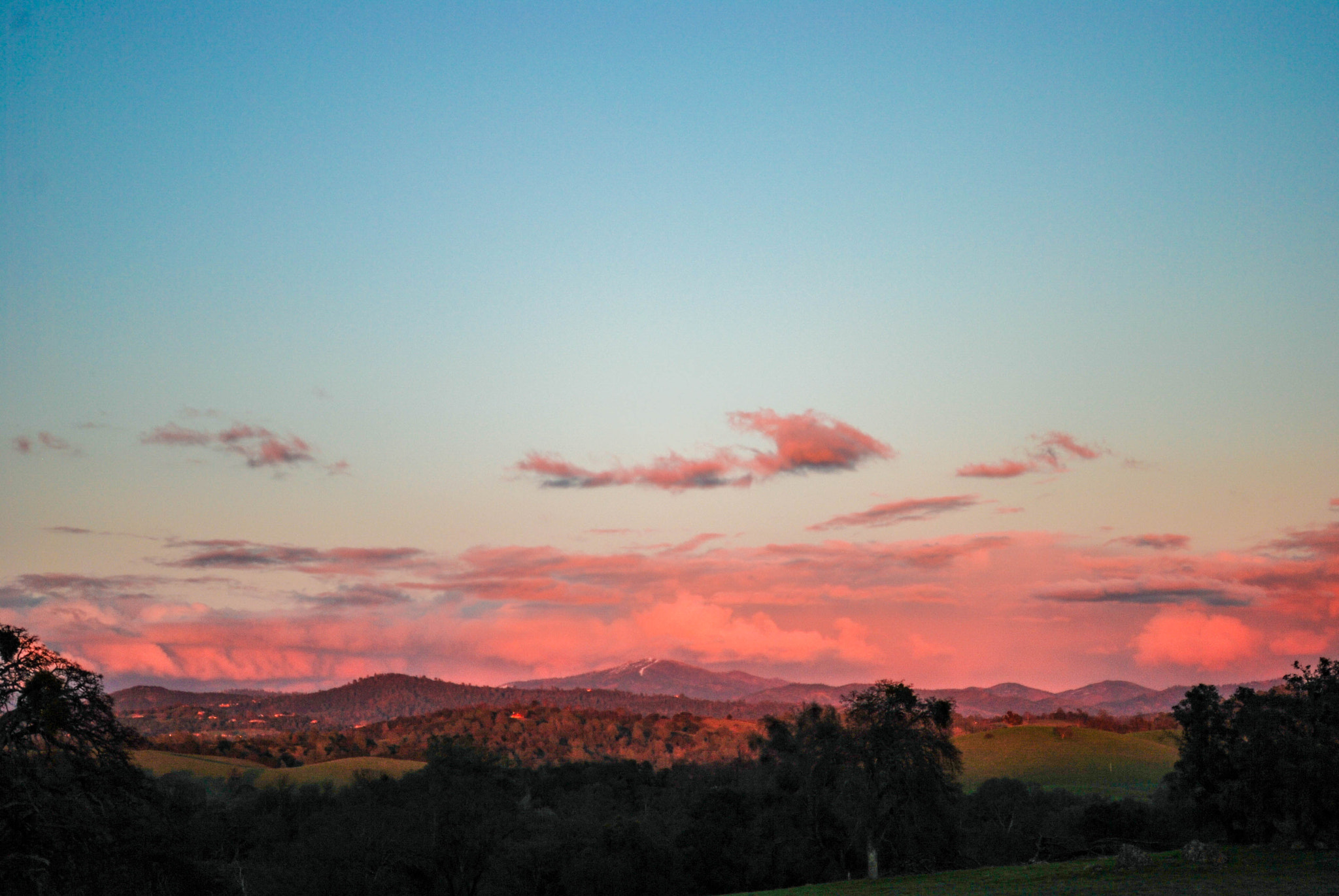 Nikon D80 sample photo. Tuolumne county sunset photography