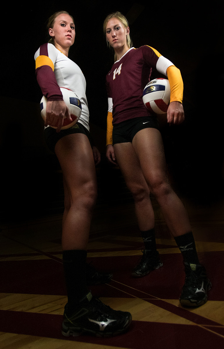 Canon EF 16-35mm F2.8L USM sample photo. Volleyball sisters photography