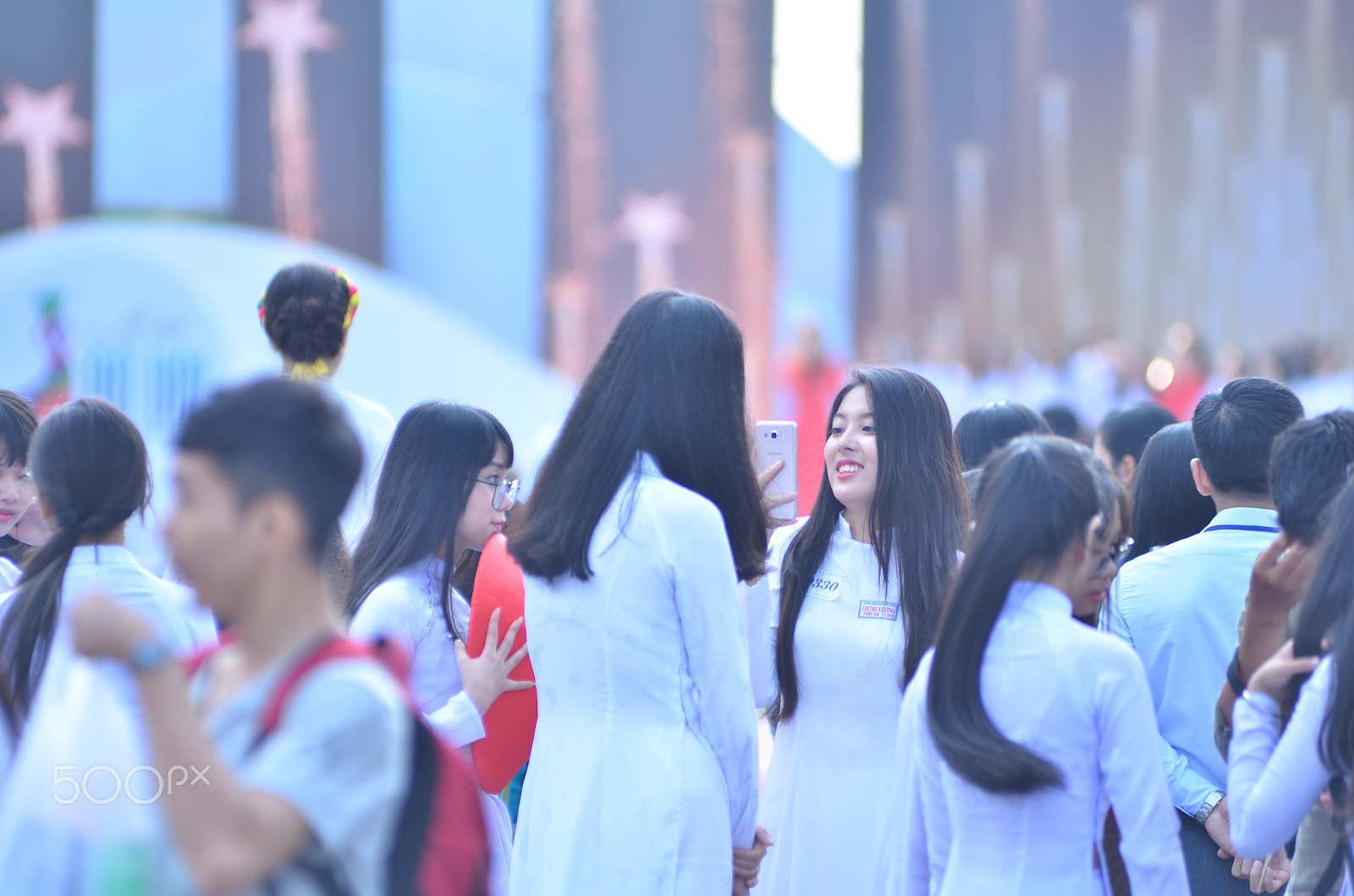 Nikon AF-Nikkor 80-200mm F2.8D ED sample photo. Ms Áo dài photography