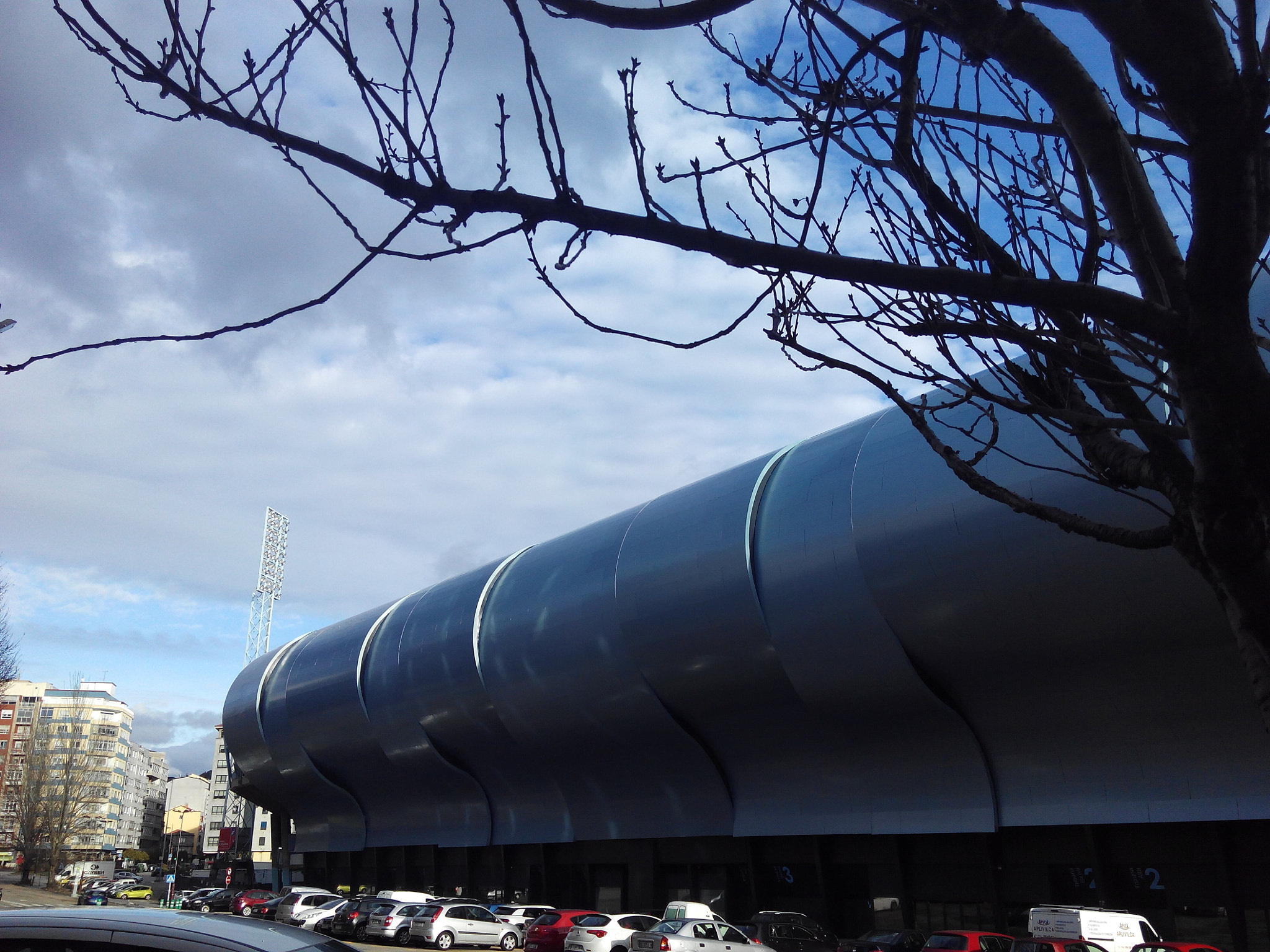 bq Aquaris E5 FHD sample photo. #celta #vigo football stadium photography
