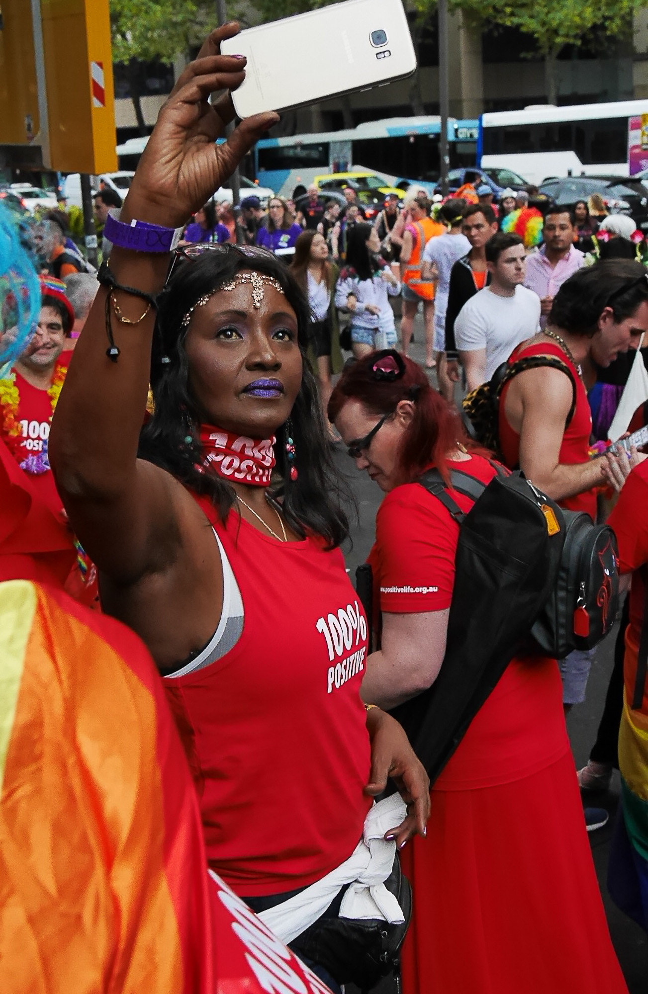 Panasonic Lumix DMC-GX7 sample photo. Mardi gras selfie photography