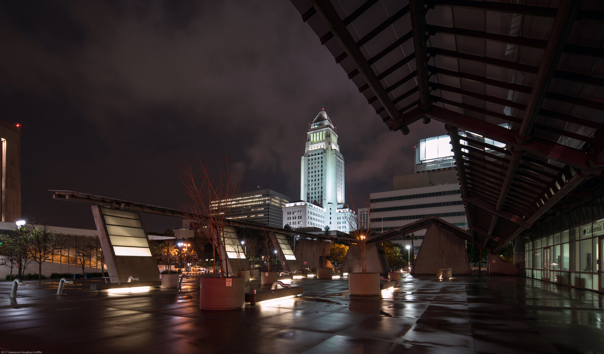 Canon TS-E 17mm F4L Tilt-Shift sample photo. Caltrans - contemp of rocket photography