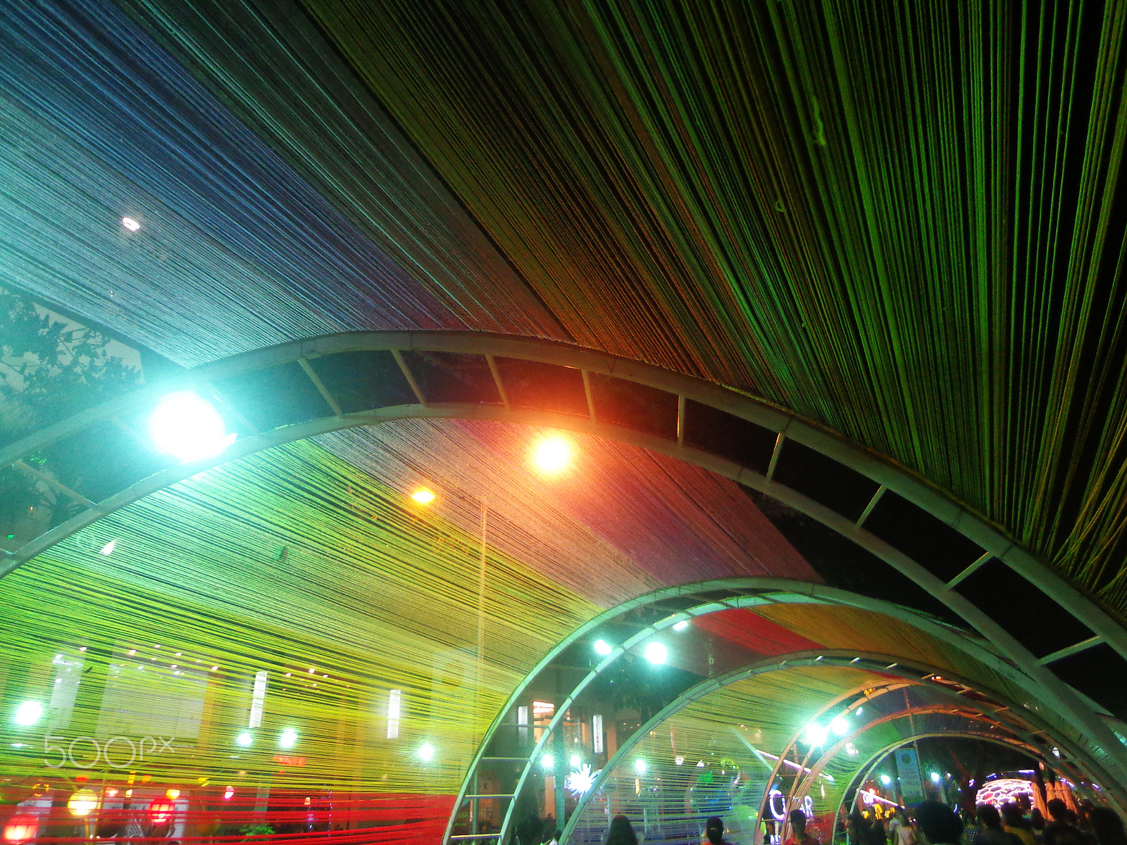 Sony DSC-W630 sample photo. Colorful wool bridge photography