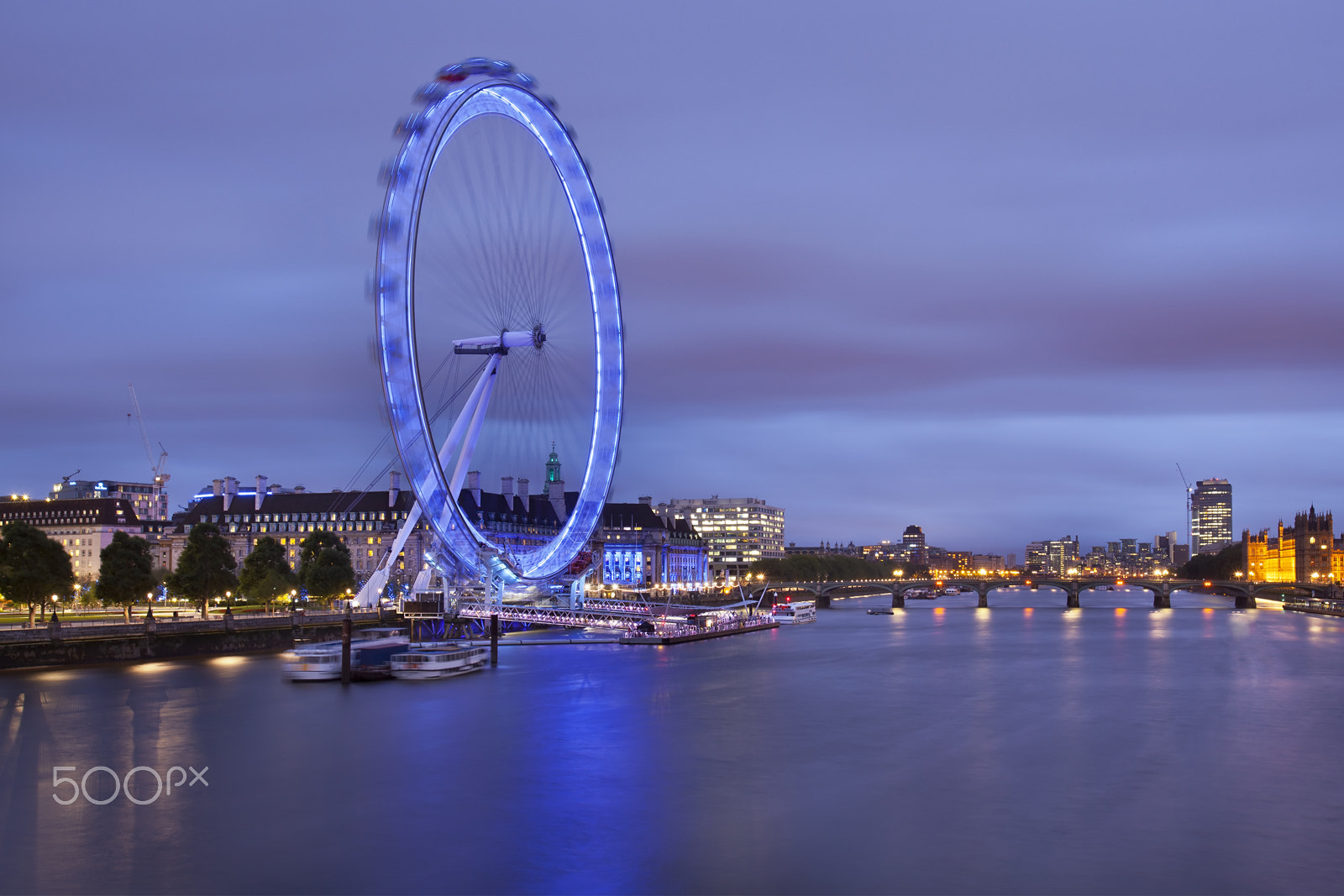 Canon EOS 5D Mark II sample photo. The london eye photography