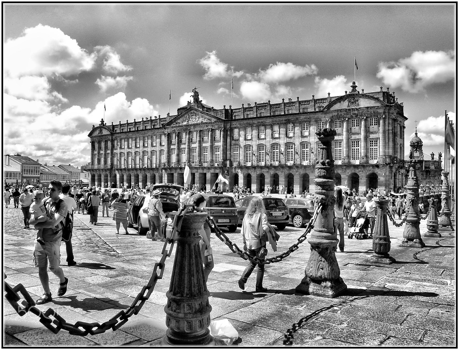 Samsung Pro 815 sample photo. Pazo de raxoi photography
