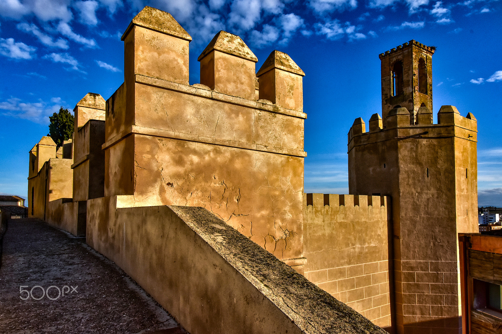Nikon D7200 sample photo. Badajoz castle photography