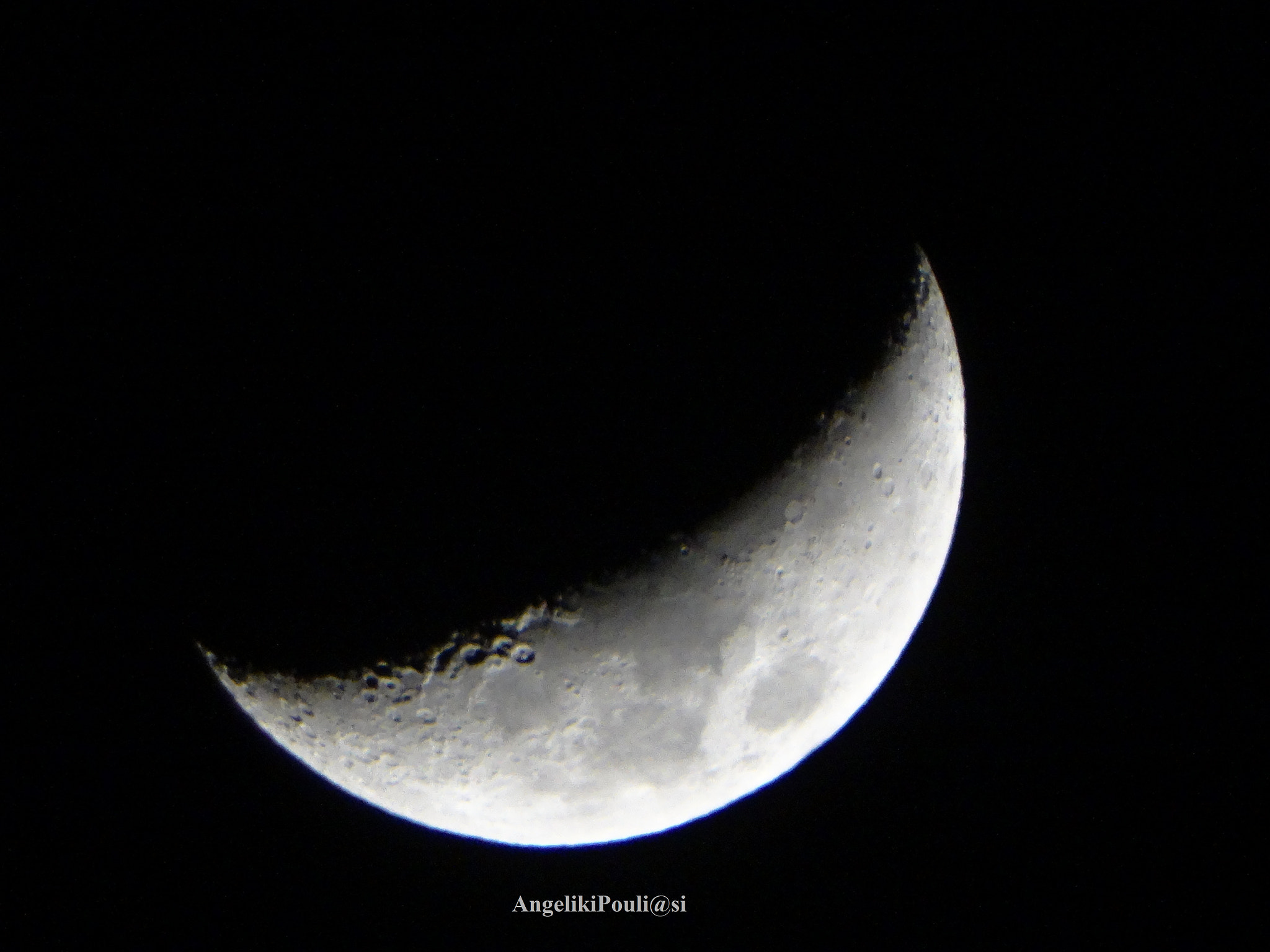 Sony Cyber-shot DSC-HX300 + Minolta AF 28-85mm F3.5-4.5 New sample photo. Moon photography