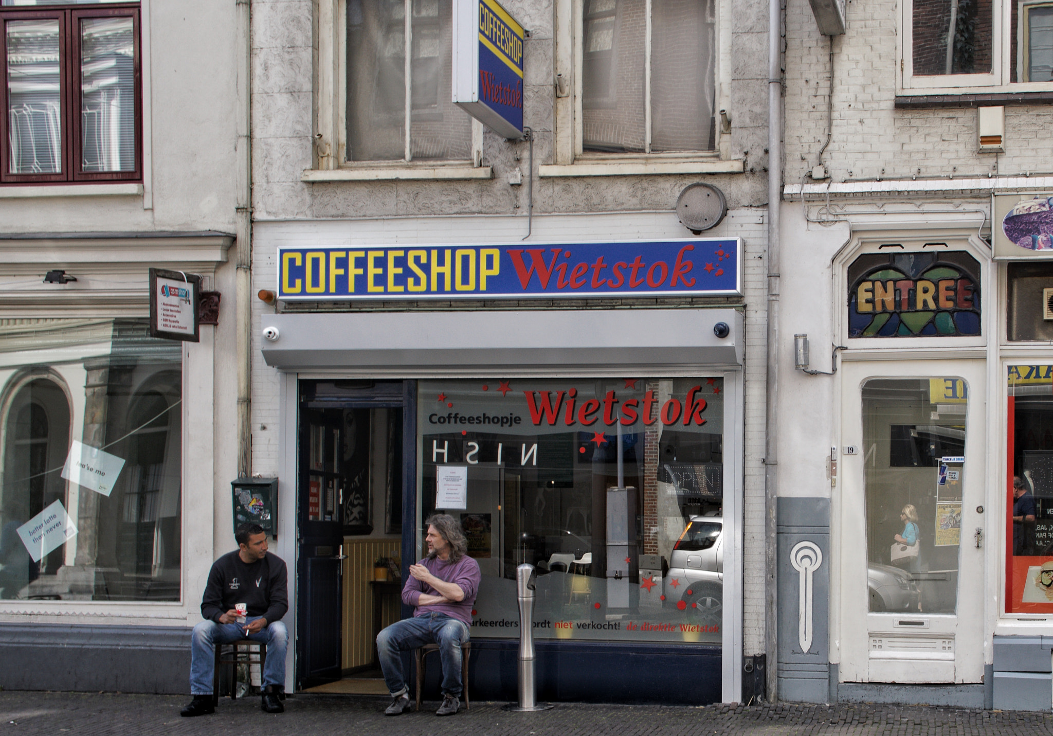 Sony a6000 sample photo. A 'coffeeshop' in utrecht, netherlands. photography