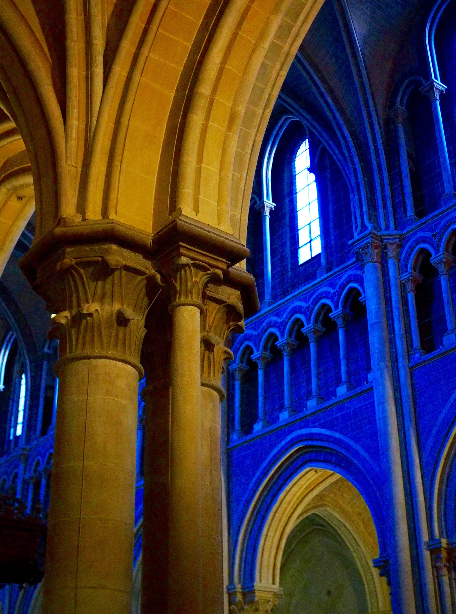 Olympus OM-D E-M5 sample photo. Coloured cathedral photography