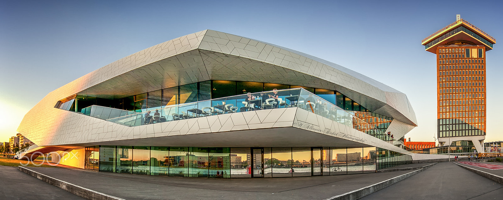 Nikon AF-S Nikkor 14-24mm F2.8G ED sample photo. Eye-filmmuseum - amsterdam photography
