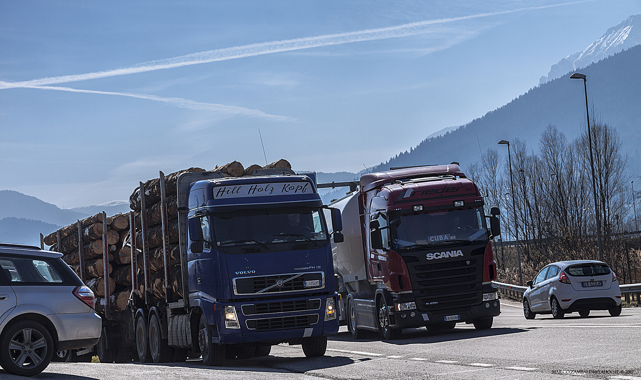 Canon EF-S 17-55mm F2.8 IS USM sample photo. Volvo fh16 by hill holz kopf + scania r by rieder photography