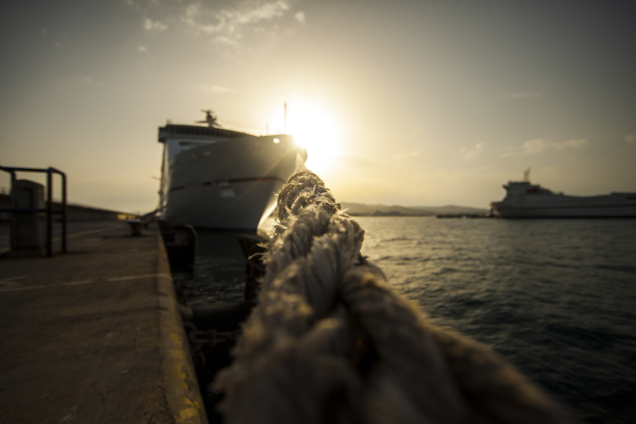 Canon EOS 5D Mark II + Canon EF 14mm F2.8L II USM sample photo. Ms europa 2 - ibiza photography