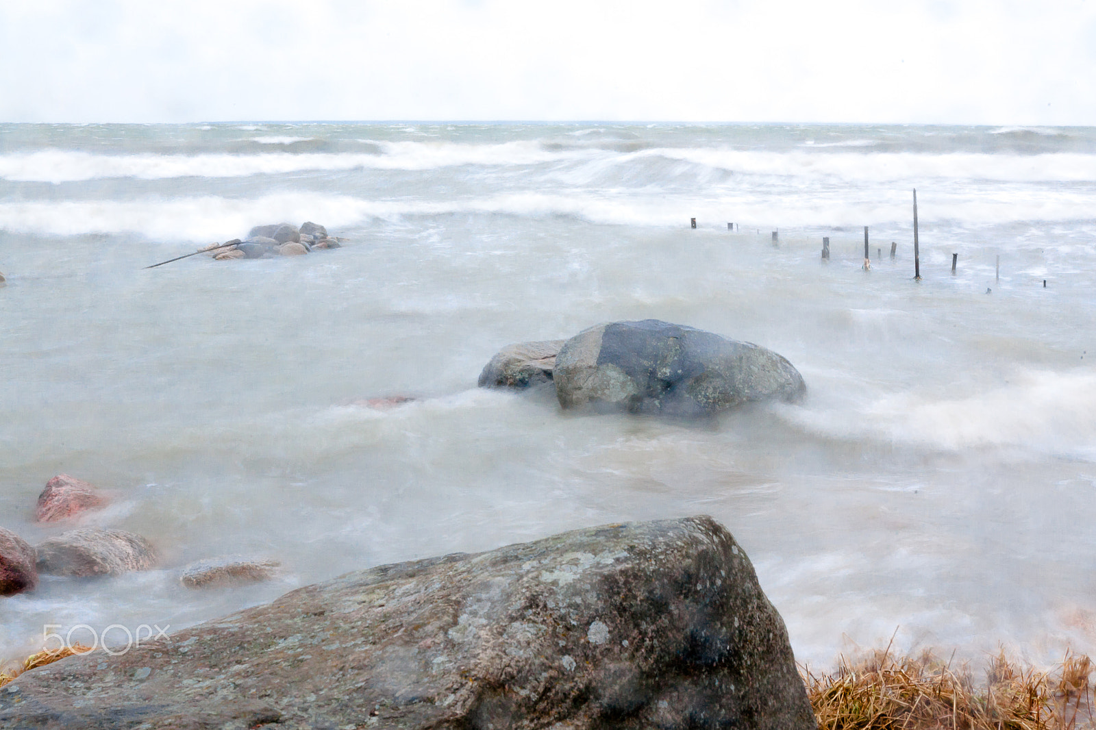 Canon EOS 5D + Canon 24.0-70.0 mm sample photo. Sea storm photography