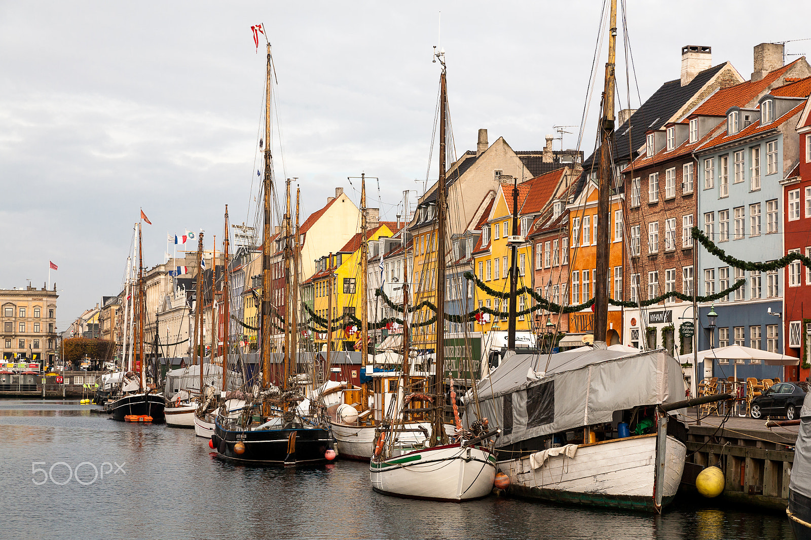 Canon EOS 5D + Canon 24.0-70.0 mm sample photo. Nyhavn photography