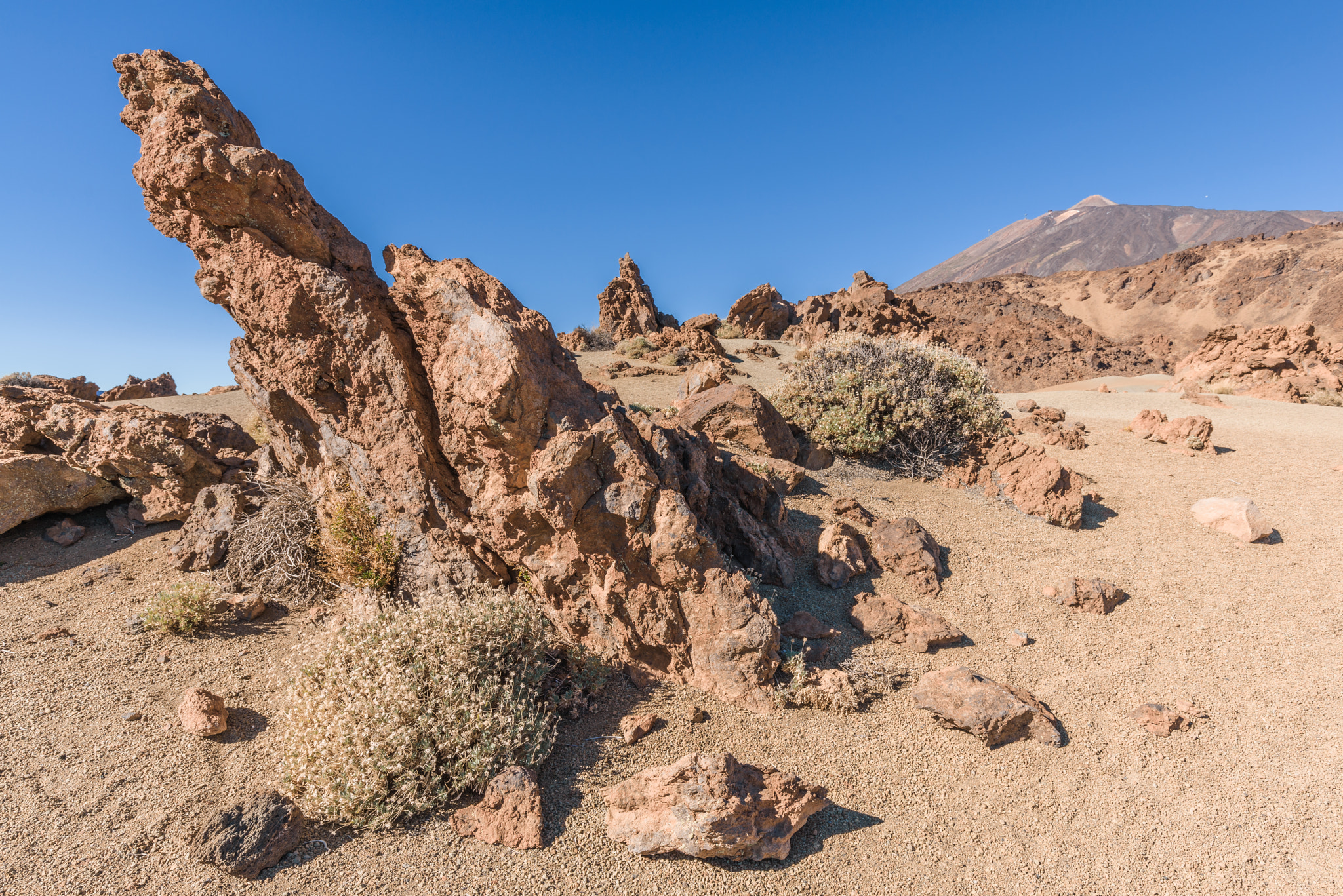 Sony 70-400mm F4-5.6 G SSM sample photo. Bizarre volcanic landscape at tenerife photography