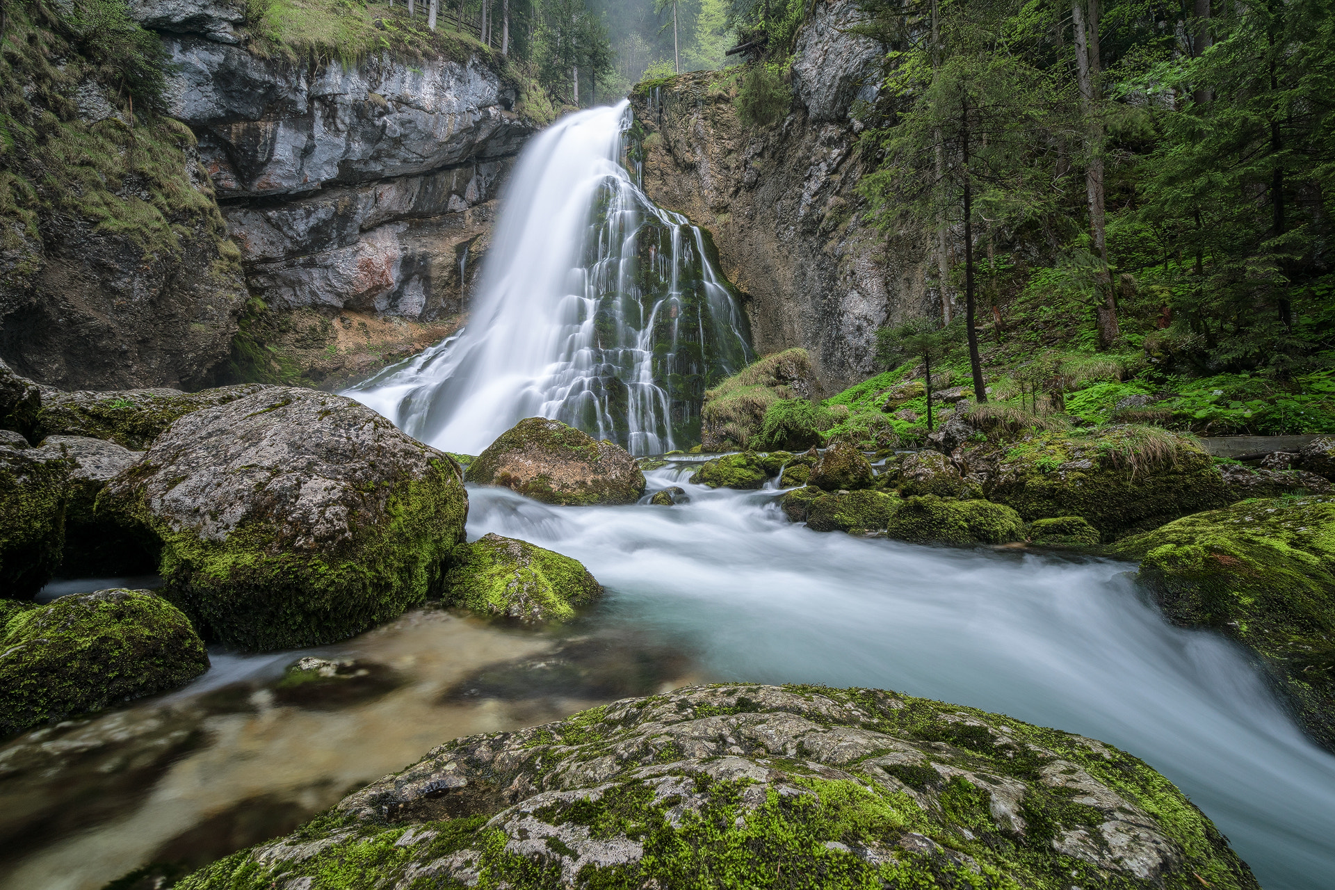 Nikon D5500 sample photo. Gollinger wasserfall photography