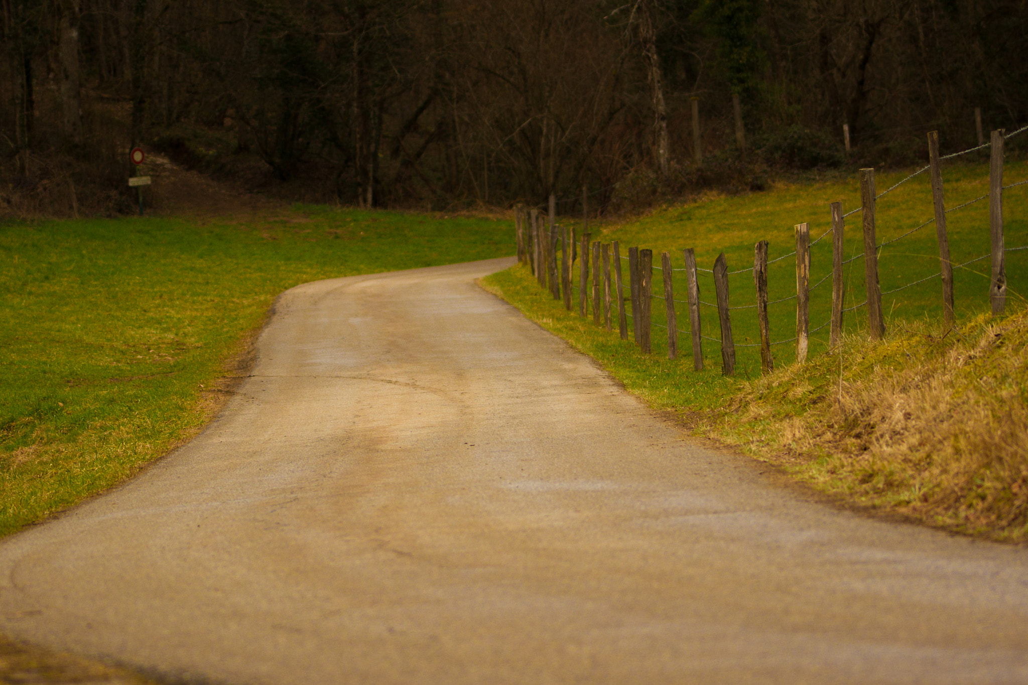 Sigma 105mm F2.8 EX DG OS HSM sample photo. Route de montagne photography