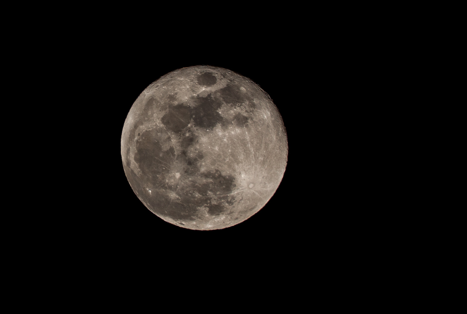 Canon EF 70-200mm F2.8L IS II USM sample photo. Full moon photography