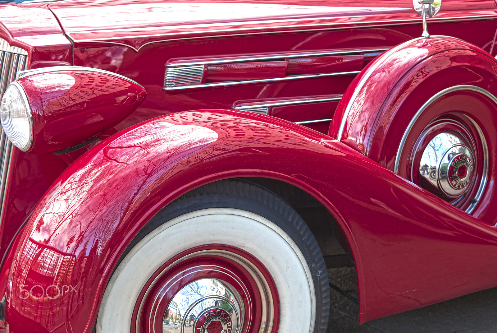 Canon EF 70-200mm F2.8L USM sample photo. Packard twelve detail photography