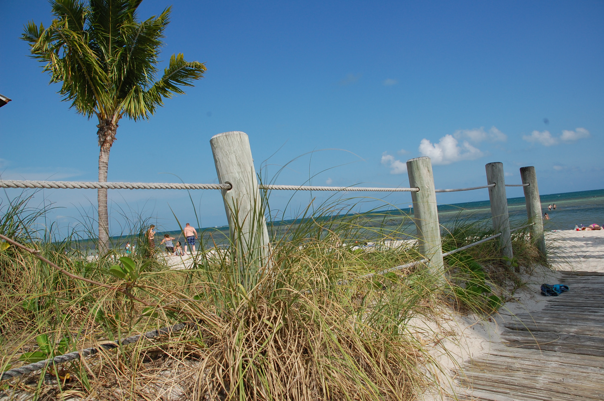 Nikon D40 sample photo. Beach access at key west, florida photography
