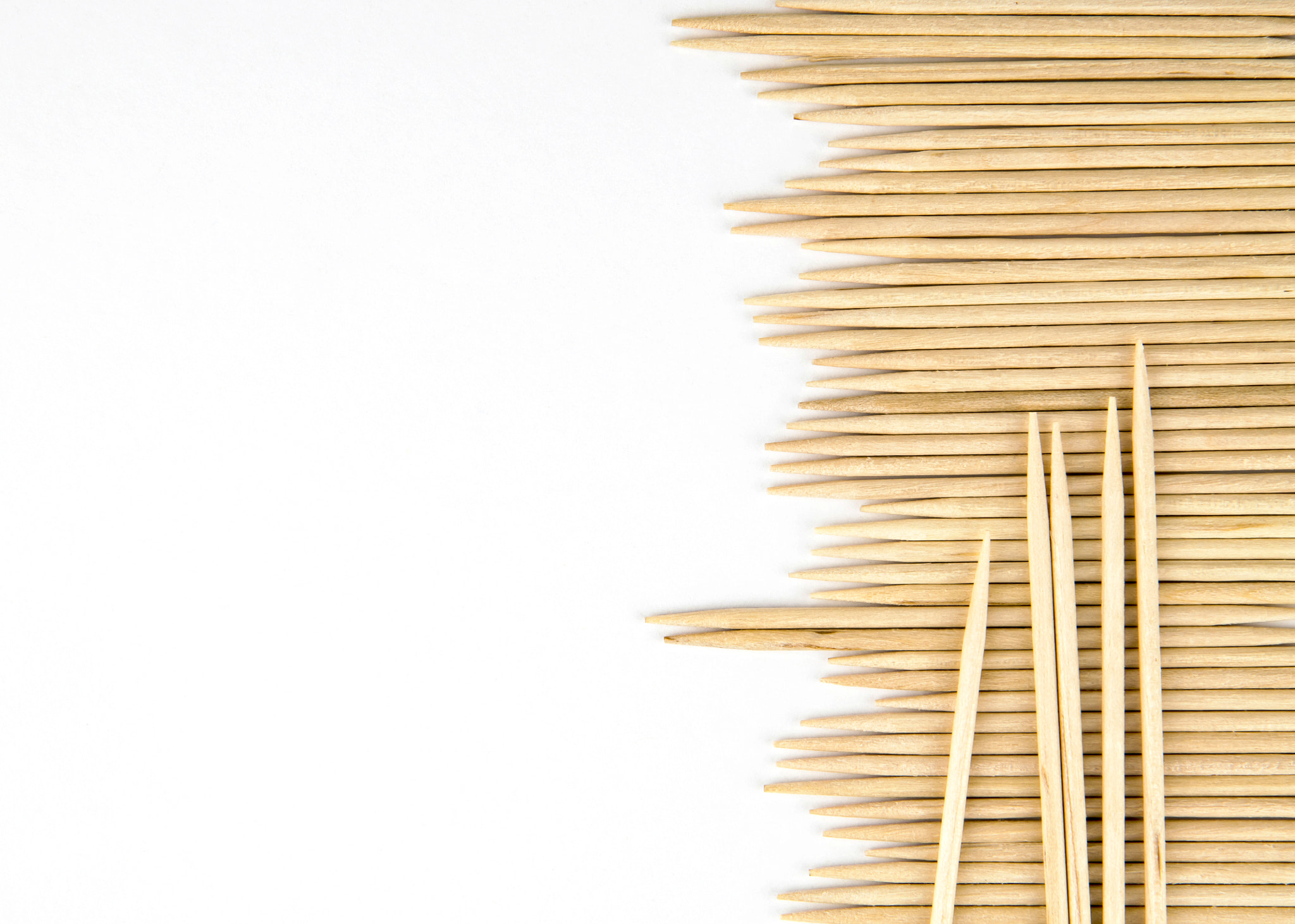 Nikon D5500 sample photo. Toothpick background with space for text photography