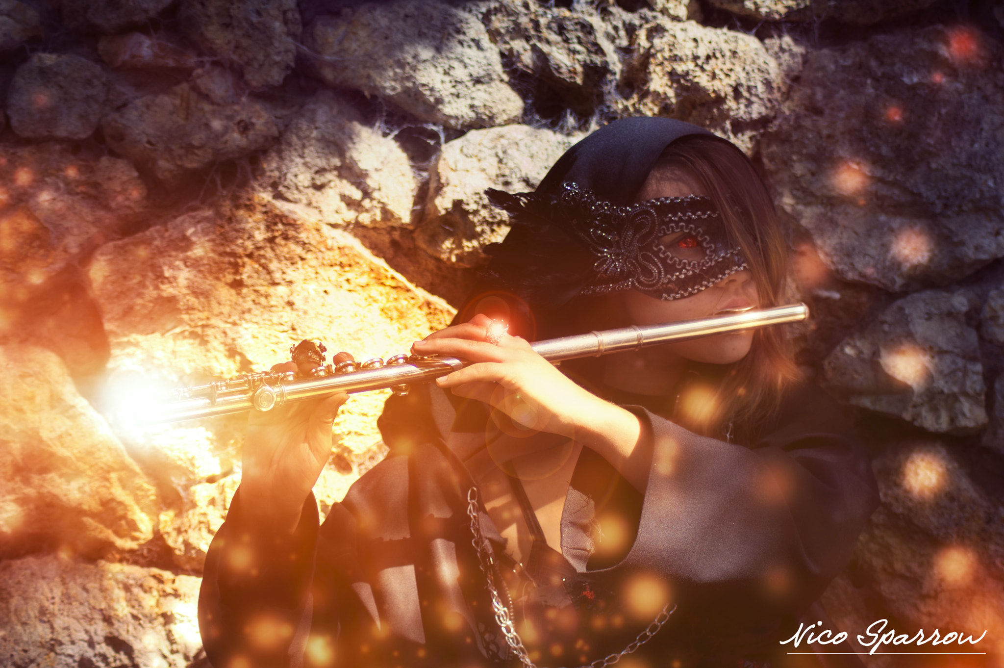 Nikon D3200 sample photo. La flutiste photography