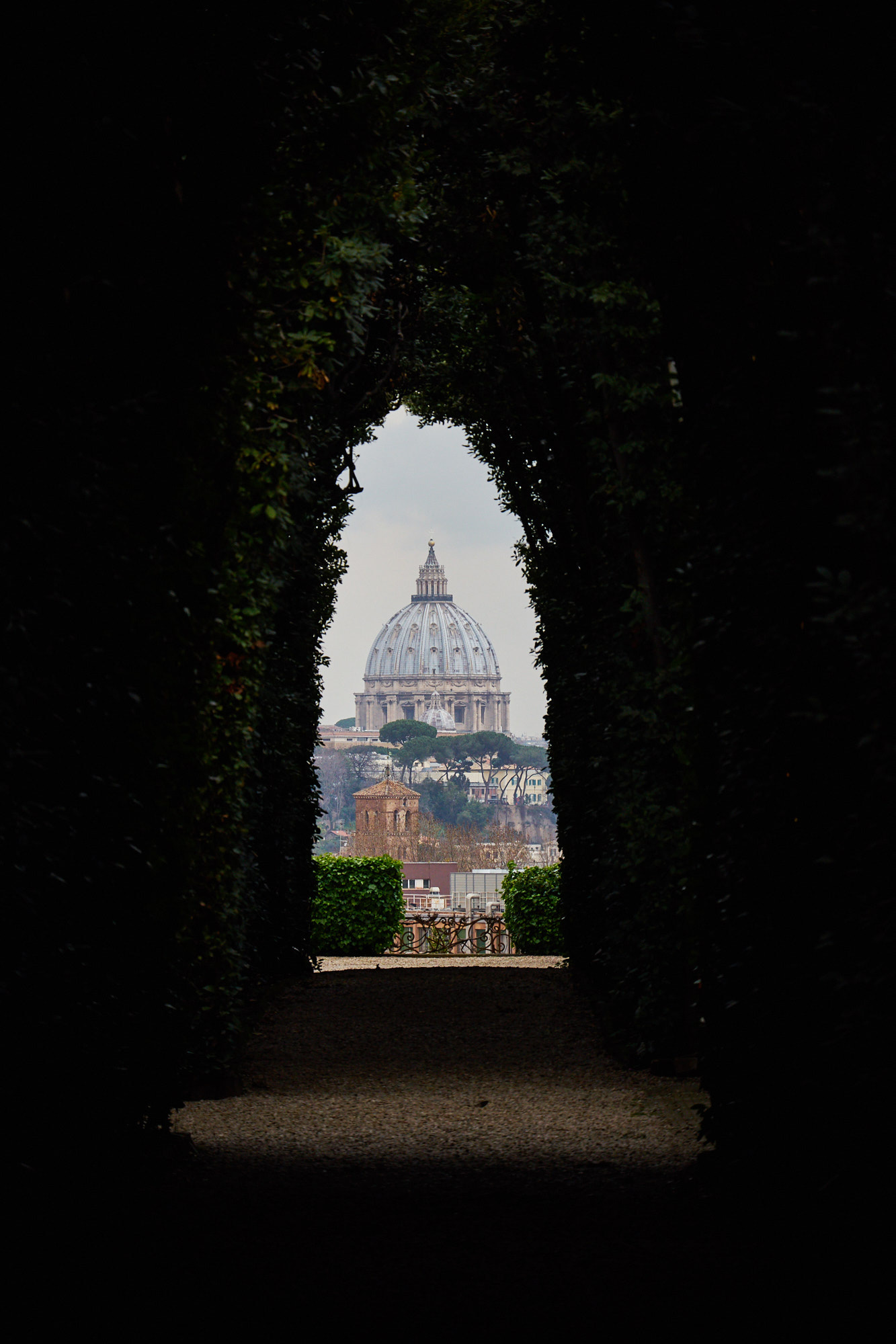 Sony a7 II sample photo. Rome's keyhole photography