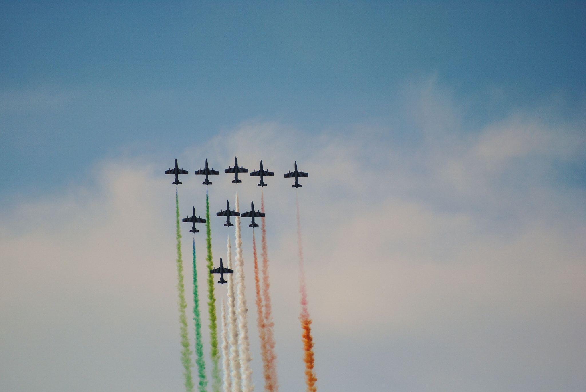 Nikon D3000 sample photo. Frecce tricolore photography