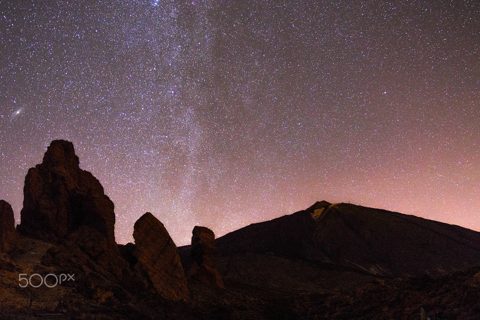 Sony a7 II + Sony FE 24-70mm F2.8 GM sample photo. El teide night photography