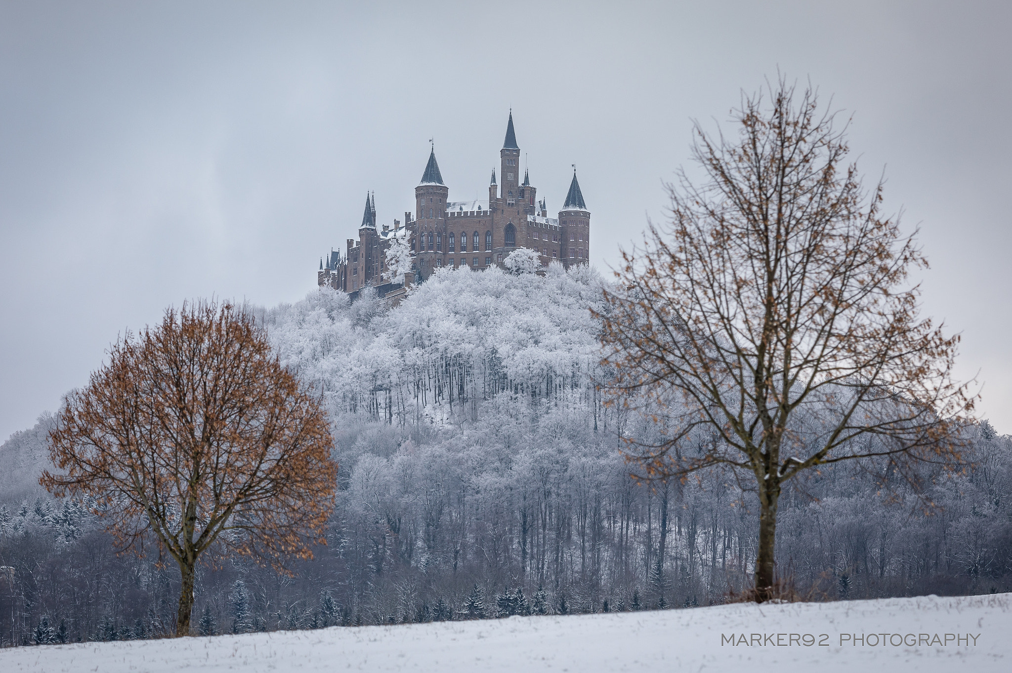 Canon EF 70-200mm F4L IS USM sample photo. Castle of hohenzollern photography