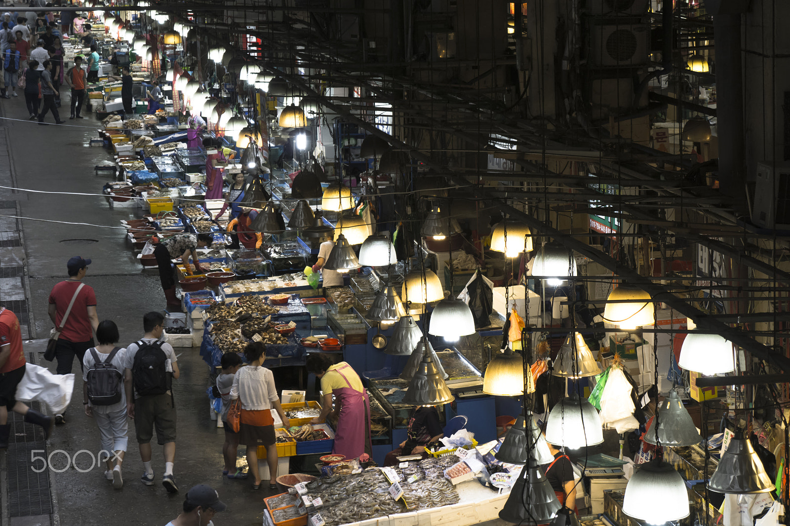 Sony a6000 + Sony E 18-55mm F3.5-5.6 OSS sample photo. Noryangjin fish market photography